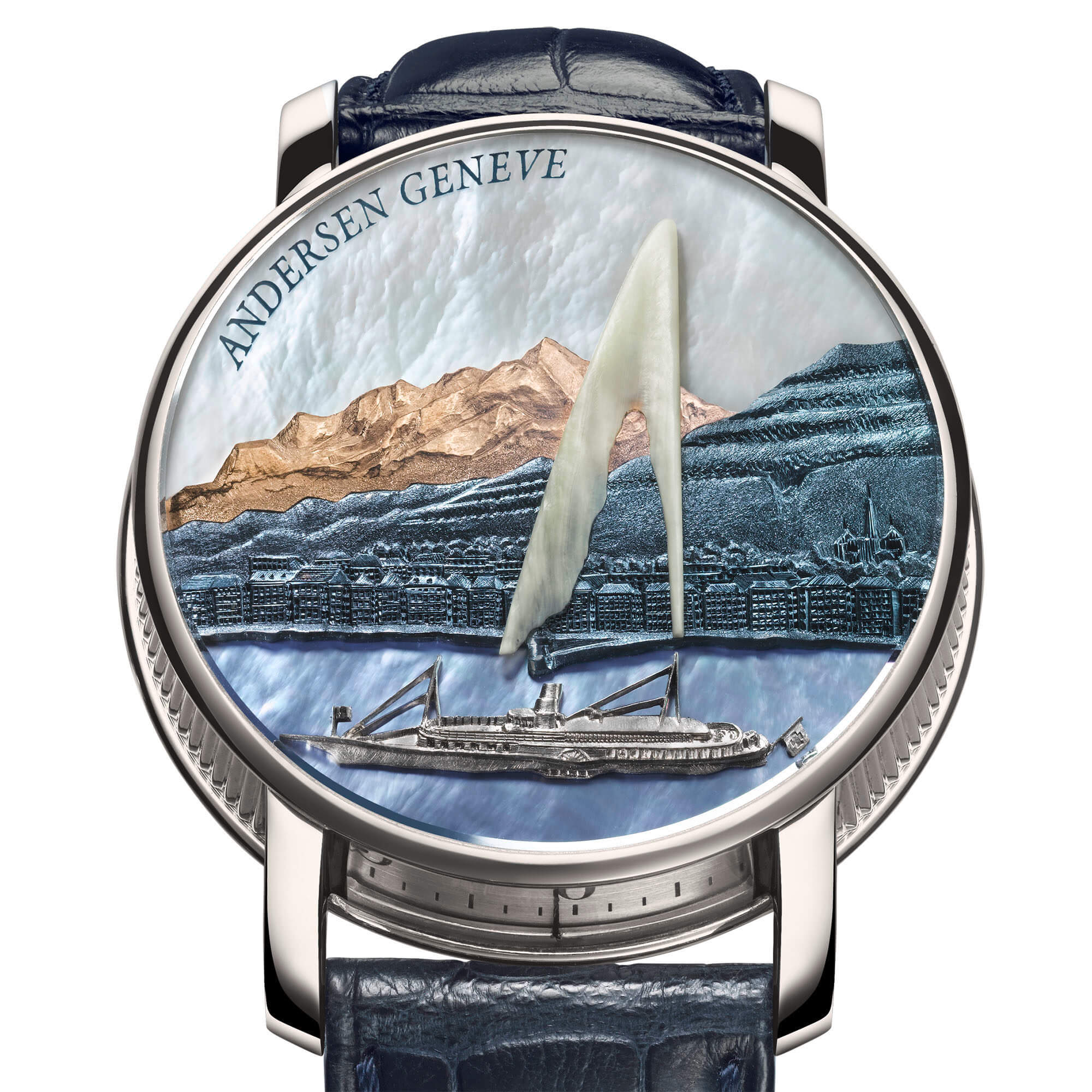 Chiếc đồng hồ độc bản Andersen Genève "Montre à Tact” Only Watch 2019 "Pièce Unique"