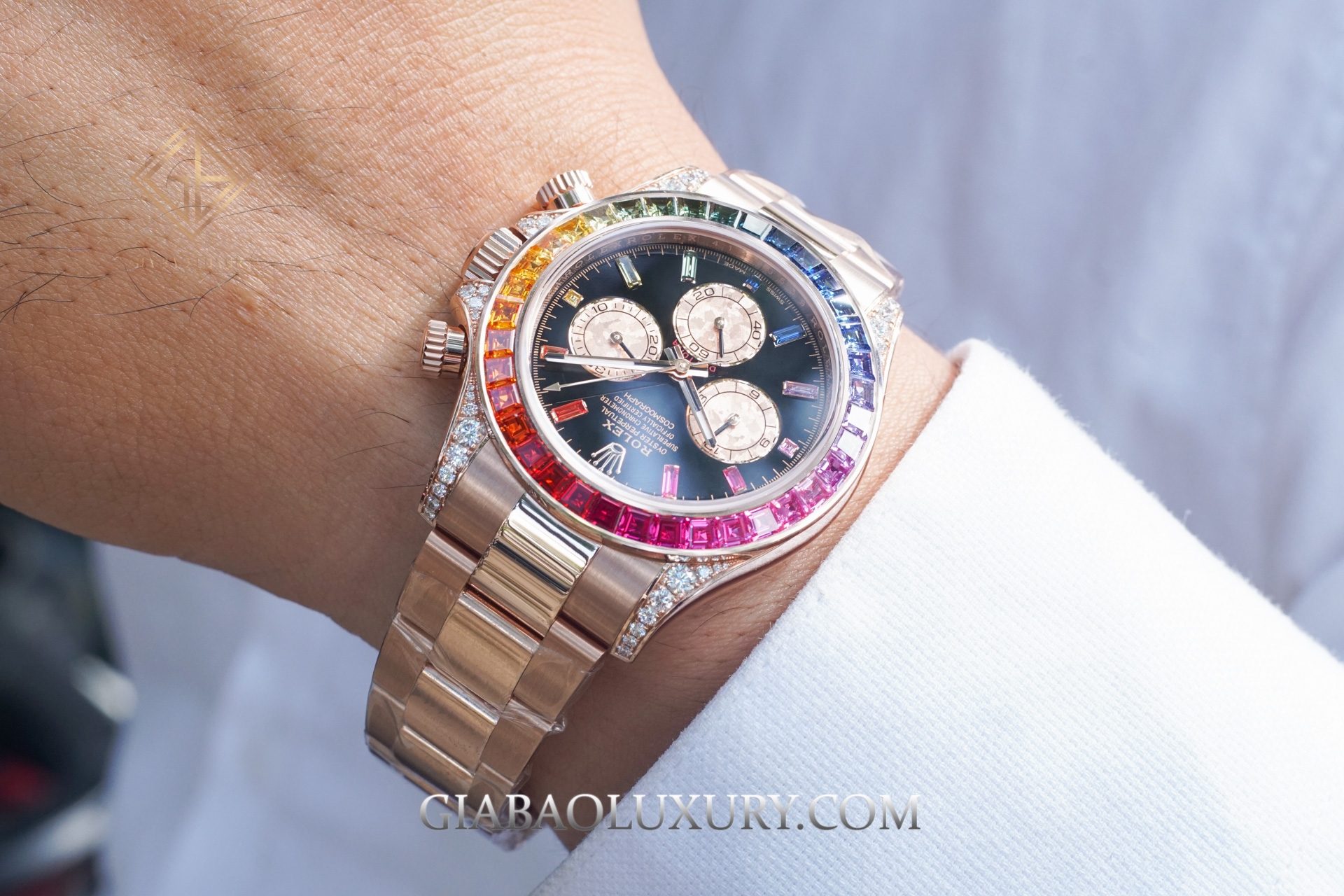 Review đồng hồ Rolex Cosmograph Daytona "Rainbow" 116595RBOW