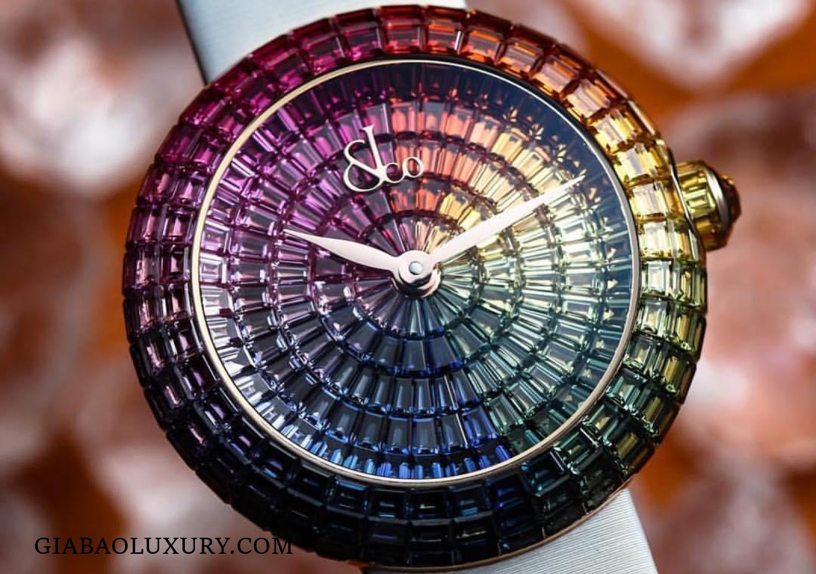 đồng hồ Jacob & Co. Brilliant Full Baguette Rainbow