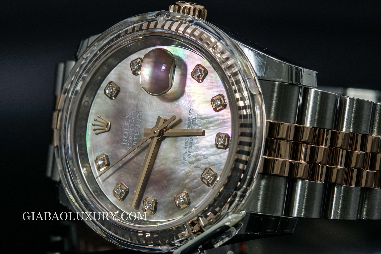 đồng hồ rolex datejust “mother of pearl”