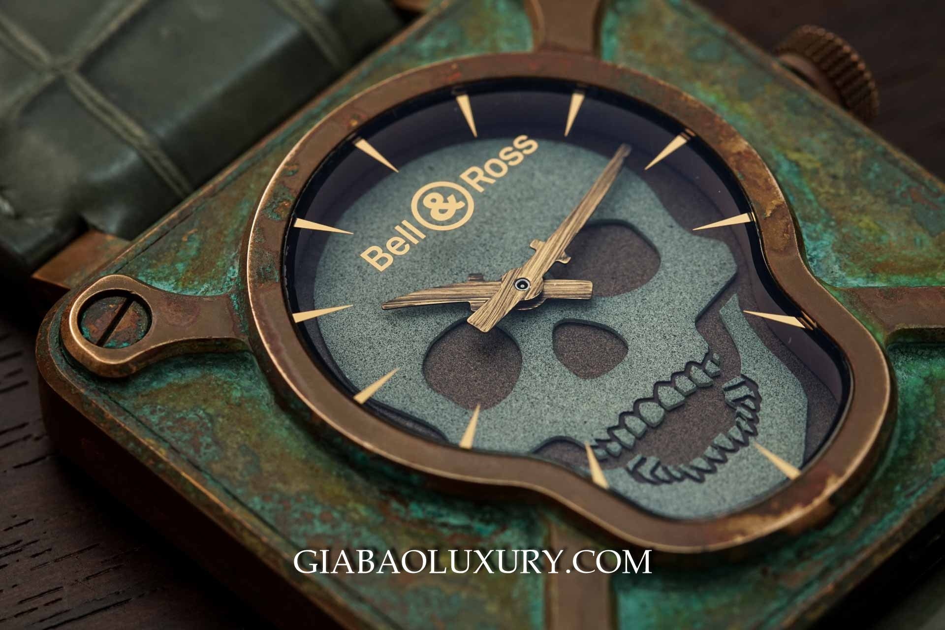 đồng hồ Bell & Ross Skull Bronze Patina