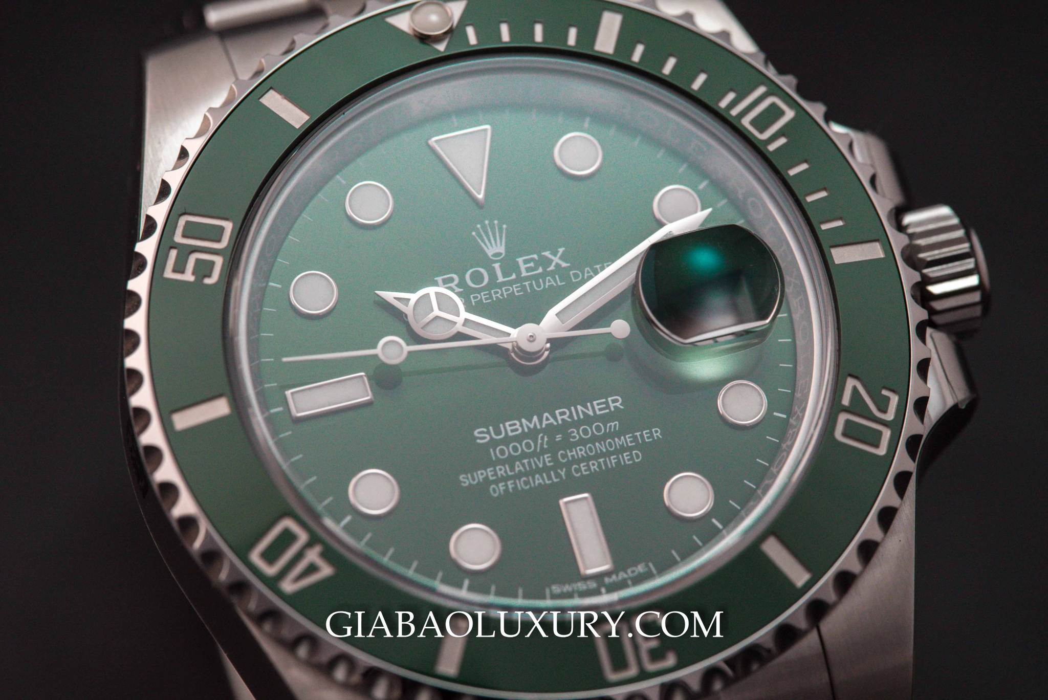 đồng hồ Rolex Submariner Date 116610LV, The Hulk