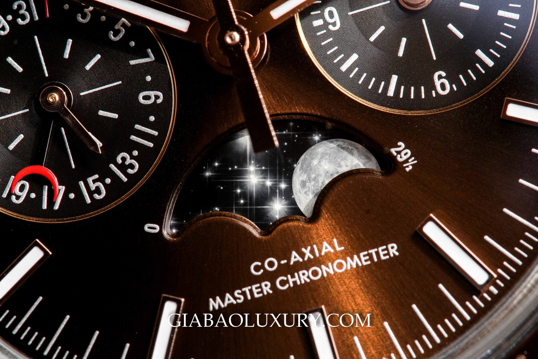 đồng hồ Omega Speedmaster Moonwatch Moonphase Chronograph