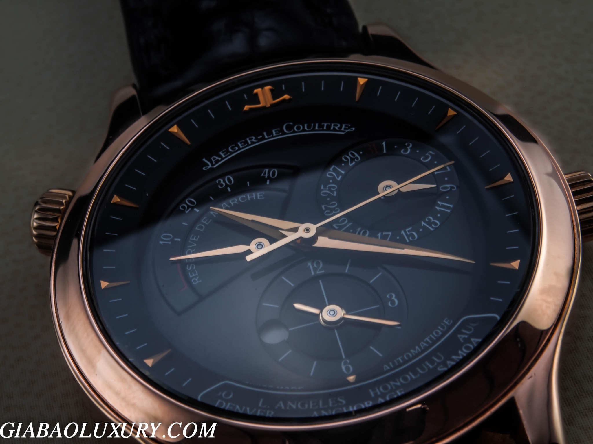 REVIEW ĐỒNG HỒ JAEGER - LECOULTRE MASTER CONTROL 1000 HOUR GEOGRAPHIC  18K  ROSE GOLD BỞI GIA BẢO LUXURY WATCH