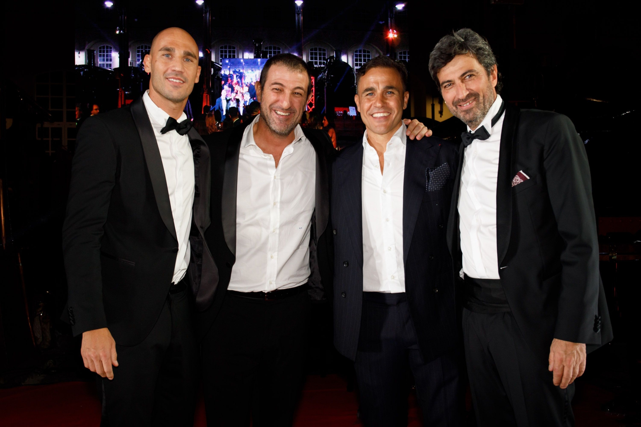 Bốn người sáng lập tổ chức từ thiện Fondazione Cannavaro Ferrara