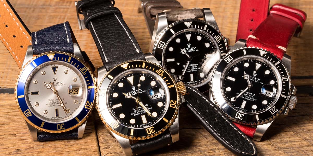 Những loại vành bezel trên đồng hồ Rolex Submariner