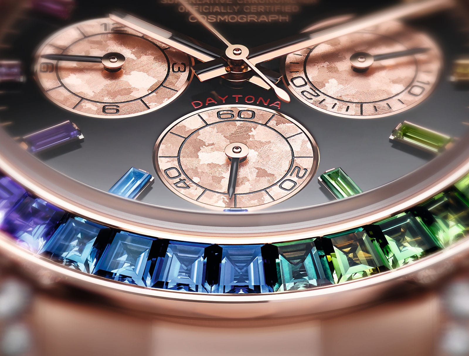 Baselworld 2018: Rolex giới thiệu mẫu đồng hồ Daytona “Rainbow” Everose