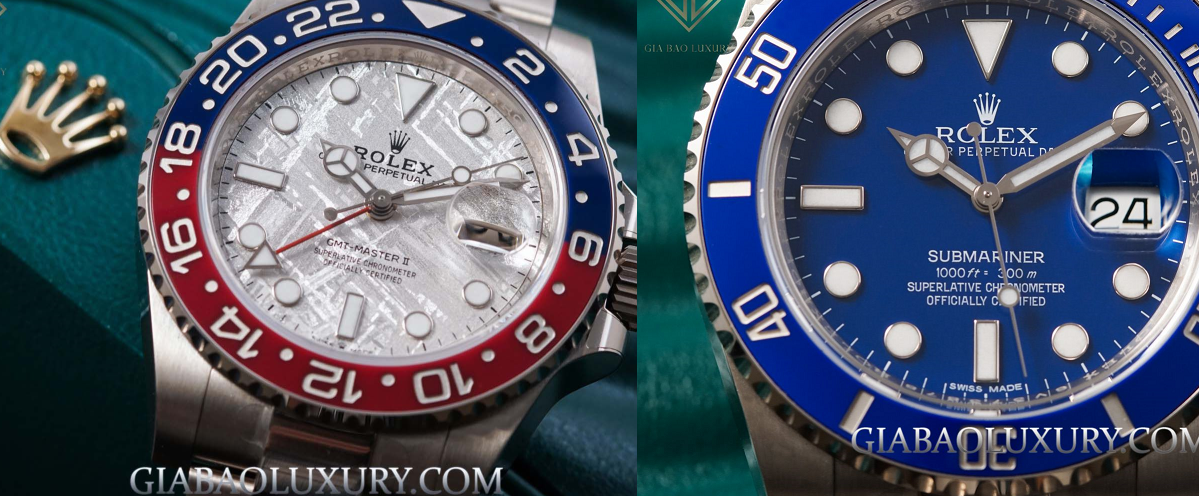 So sánh đồng hồ Rolex Submariner 