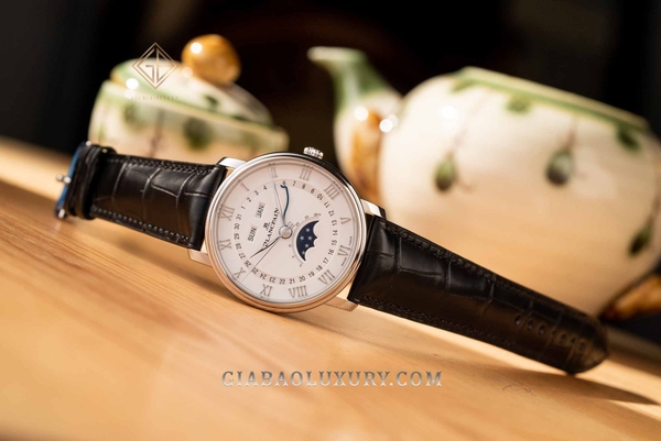 Review đồng hồ Blancpain Villeret Quantième Complet 40mm 6654a-1127-55b