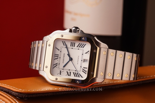 Review đồng hồ Cartier Santos De Cartier W2SA0006