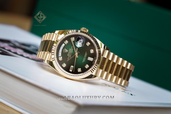 Review đồng hồ Rolex Day-Date 128238 ombré mới 2019 tại Việt Nam