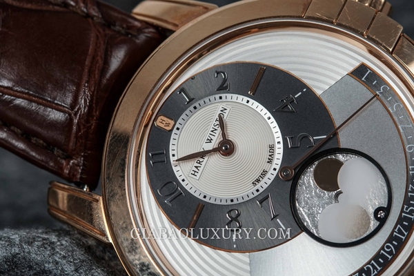 Review đồng hồ Harry Winston Midnight Moon Phase Automatic 42mm