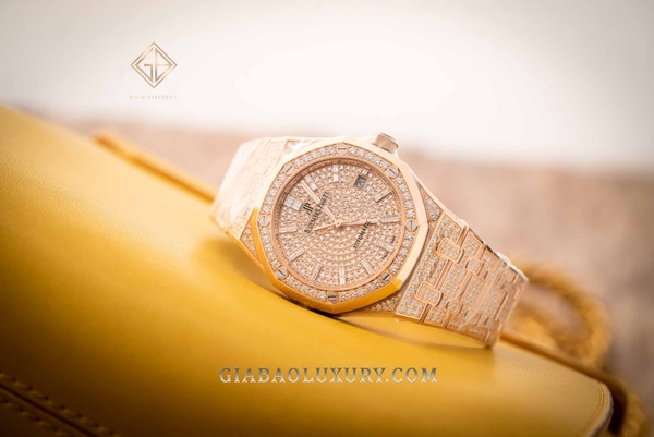 Review đồng hồ Audemars Piguet Royal Oak Selfwinding Diamonds 15452OR.ZZ.1258OR.02