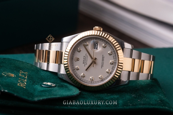 Review đồng hồ Rolex Datejust II 116333 Mặt Số Ivory 