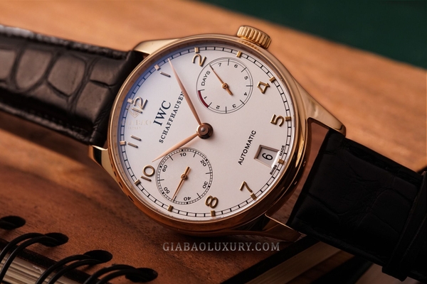 Review đồng hồ đồng hồ IWC Portuguese IW5001-01 vàng hồng cổ điển