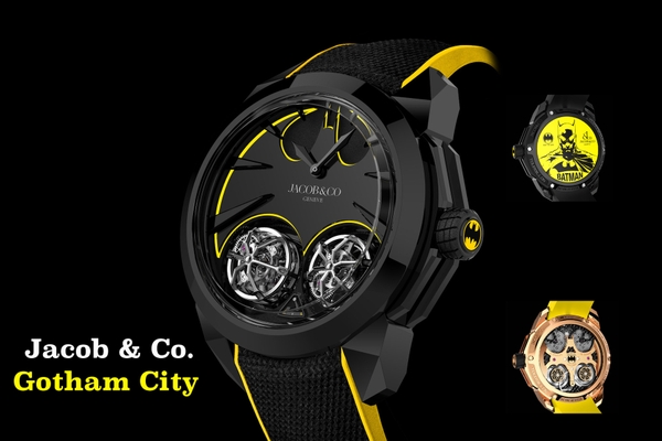 Đồng hồ Jacob & Co. Gotham City DLC giới hạn vừa trình làng, siêu phẩm Batman