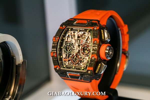 Review đồng hồ Richard Mille RM 11-03 Automatic Flyback Chronograph Mclaren tại Only Watch 2019