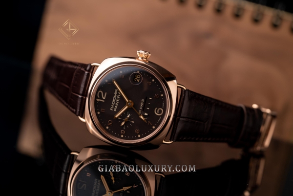 Review đồng hồ Paneirai Radiomir 10 Days GMT Automatic Oro Rosso 45mm
