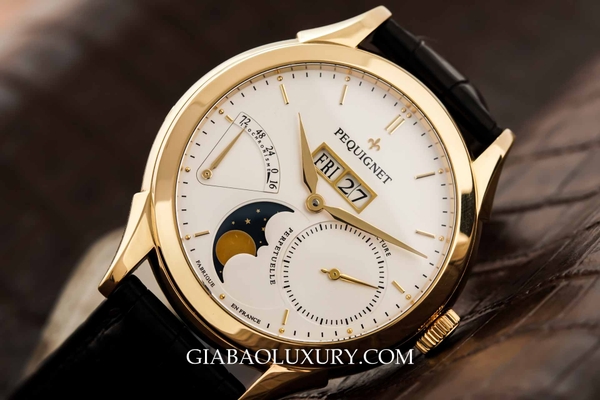 Review đồng hồ Pequignet Rue Royale Moonphase
