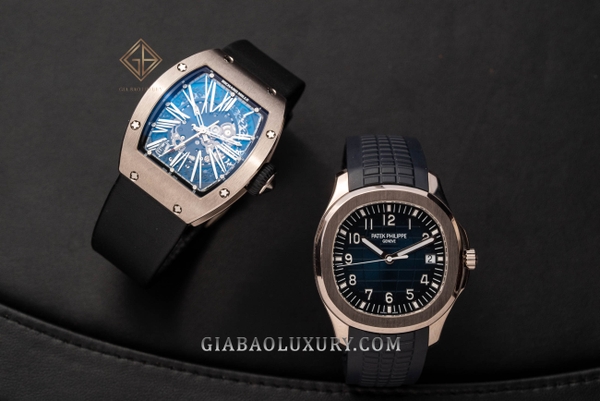 So sánh đồng hồ Patek Philippe Aquanaut 5168G và Richard Mille RM 023