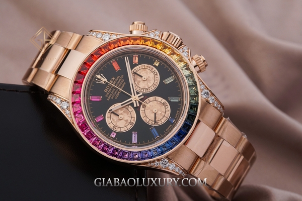 Review đồng hồ Rolex Cosmograph Daytona Rainbow 116595RBOW