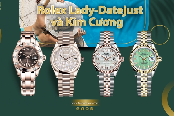 4 Gợi ý đồng hồ Rolex nữ đính kim cương sang trọng nhất