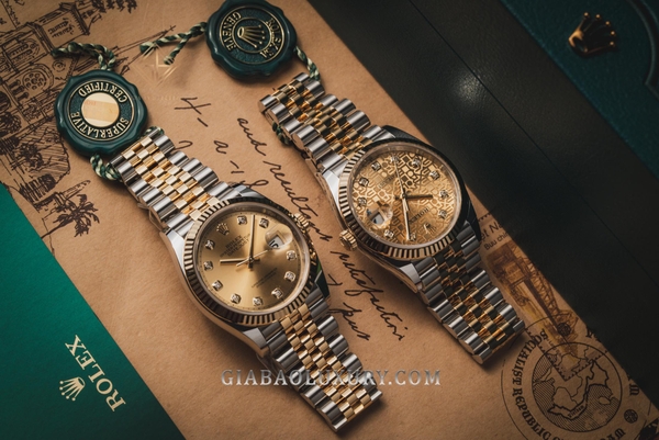 Mặt số “Vi Tính” hay “Chải Tia” cho một chiếc đồng hồ Rolex Datejust?