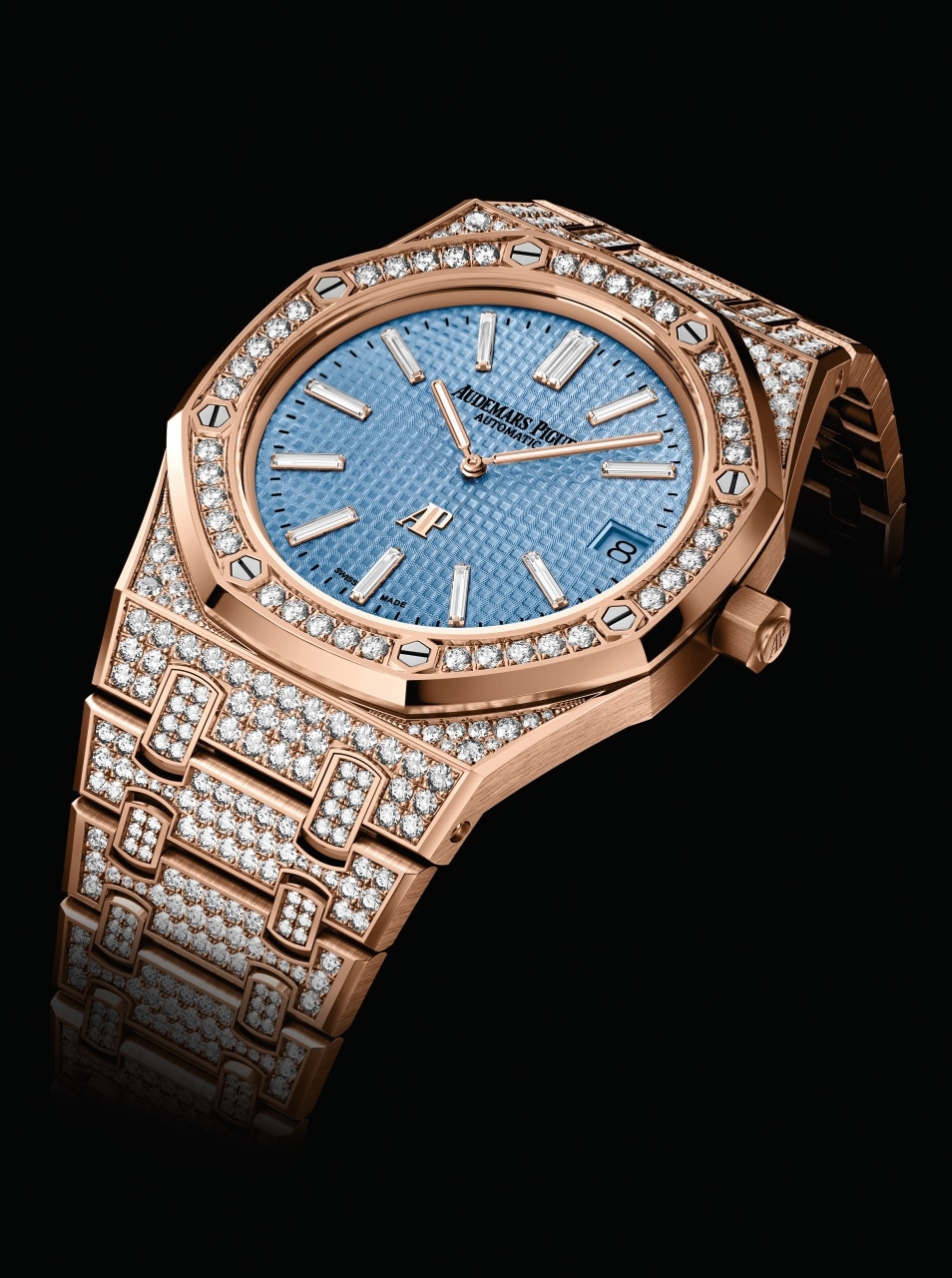 đồng hồ Audemars Piguet Royal Oak Jumbo Extra-Thin Diamond Set Collection 2021