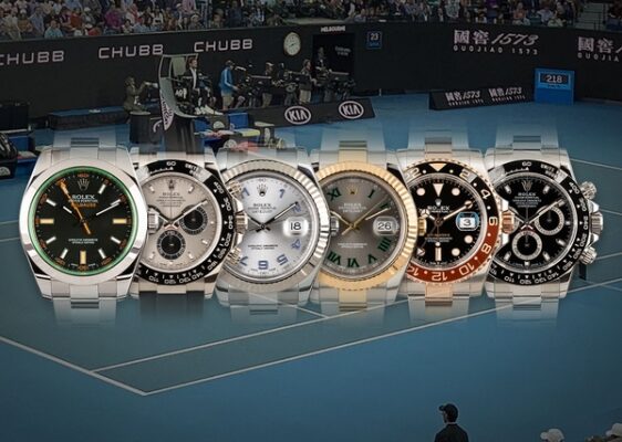 Đồng hồ Rolex của những vận đồng viên quần vợt nổi tiếng