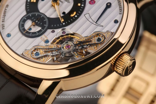 Review đồng hồ Glashütte Original PanoInverse XL phiên bản vàng hồng