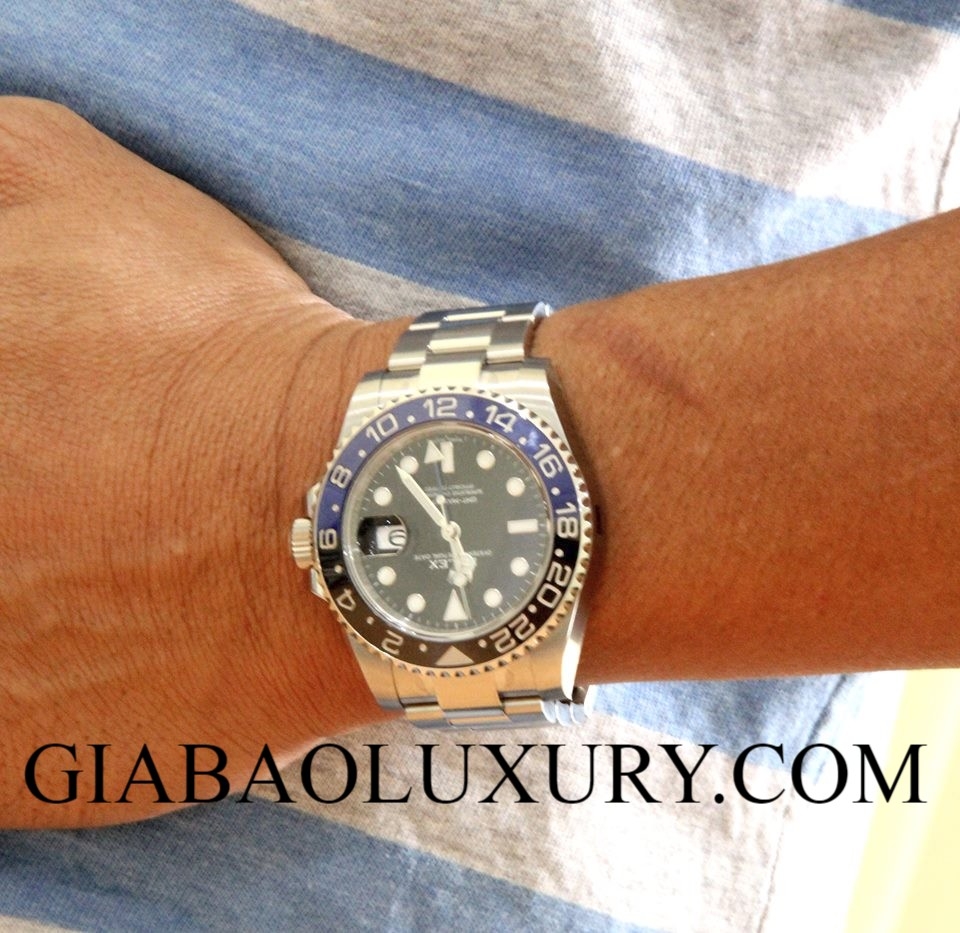 đồng hồ Rolex Batman GMT Master II 116710 BLNR