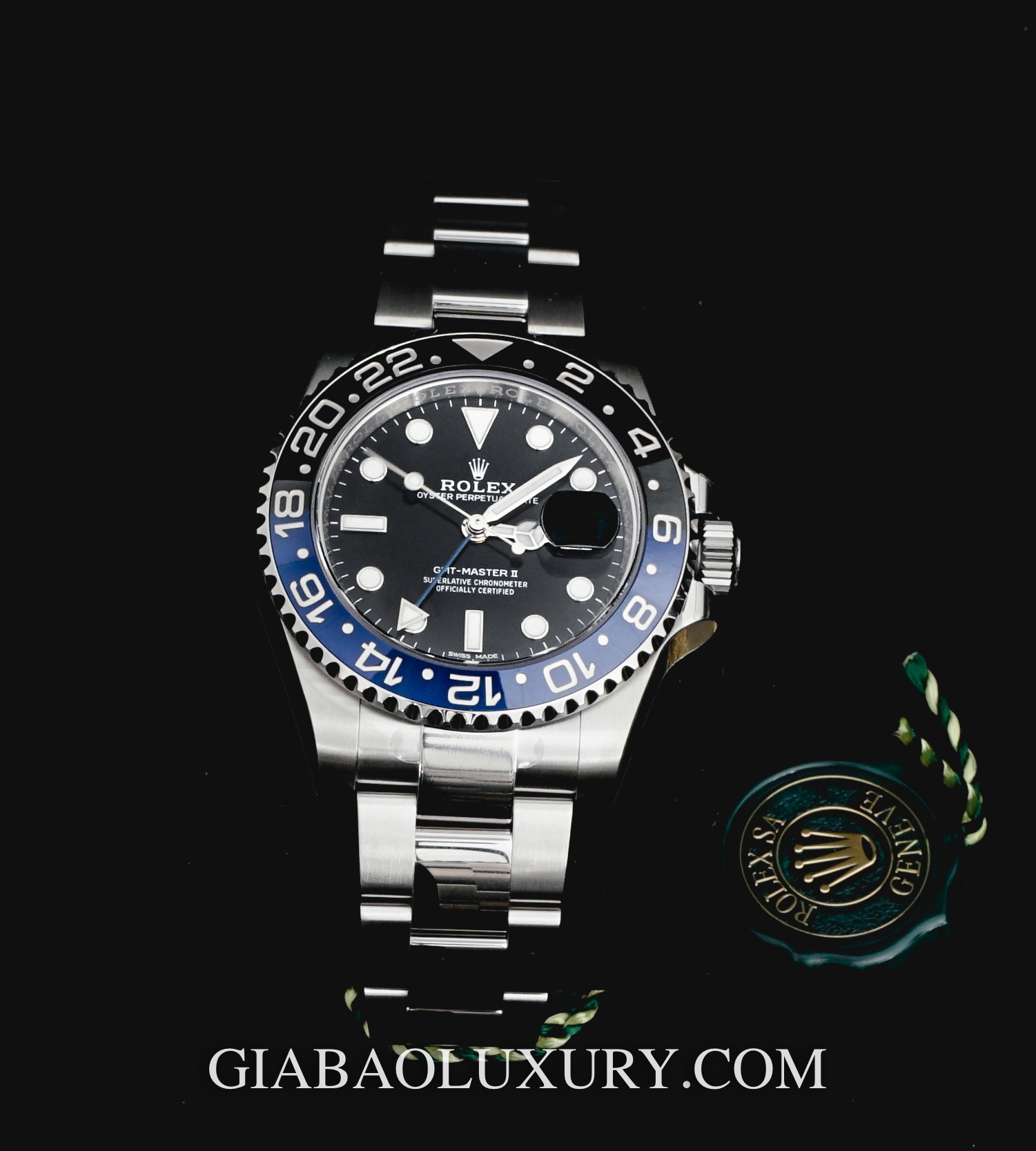 đồng hồ Rolex Batman GMT Master II 116710 BLNR