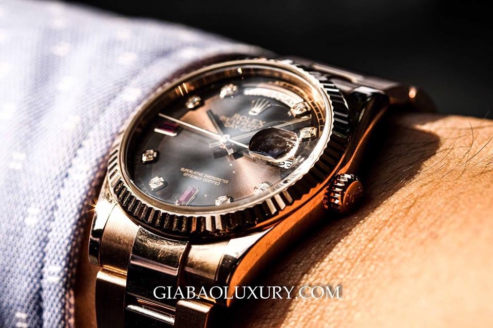 đồng hồ Rolex Day-Date 118235 Ruby Đỏ