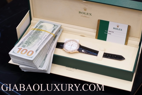 Lời cám ơn tới khách hàng – Anh Khoa mua đồng hồ Rolex Cellini Time 50505